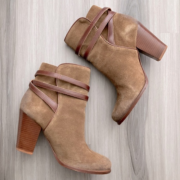 All Saints Victoria Ankle Distressed Boots - Size 39.5 (US 8.5) - Brown Suede 🤎 - Picture 3 of 13